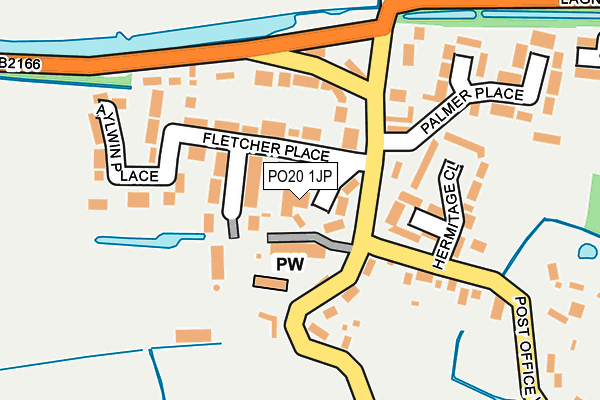 PO20 1JP map - OS OpenMap – Local (Ordnance Survey) PO20 1JP map - OS OpenMap – Local (Ordnance Survey)