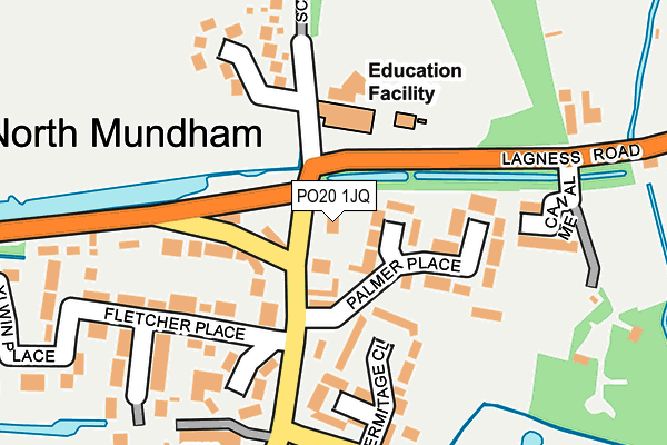 PO20 1JQ map - OS OpenMap – Local (Ordnance Survey) PO20 1JQ map - OS OpenMap – Local (Ordnance Survey)