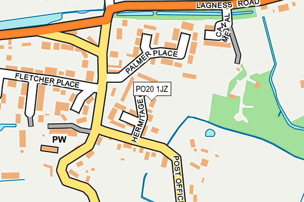 PO20 1JZ map - OS OpenMap – Local (Ordnance Survey) PO20 1JZ map - OS OpenMap – Local (Ordnance Survey)