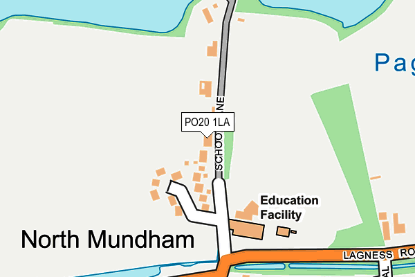 PO20 1LA map - OS OpenMap – Local (Ordnance Survey) PO20 1LA map - OS OpenMap – Local (Ordnance Survey)