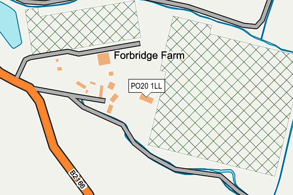 PO20 1LL map - OS OpenMap – Local (Ordnance Survey) PO20 1LL map - OS OpenMap – Local (Ordnance Survey)