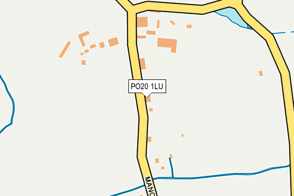 PO20 1LU map - OS OpenMap – Local (Ordnance Survey) PO20 1LU map - OS OpenMap – Local (Ordnance Survey)