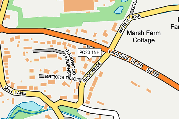 PO20 1NH map - OS OpenMap – Local (Ordnance Survey) PO20 1NH map - OS OpenMap – Local (Ordnance Survey)