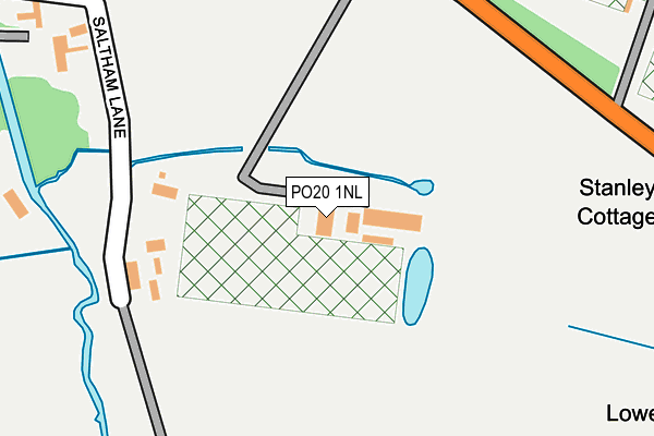 PO20 1NL map - OS OpenMap – Local (Ordnance Survey)