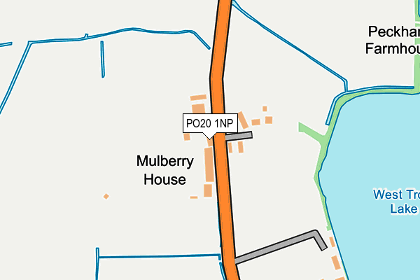 PO20 1NP map - OS OpenMap – Local (Ordnance Survey)