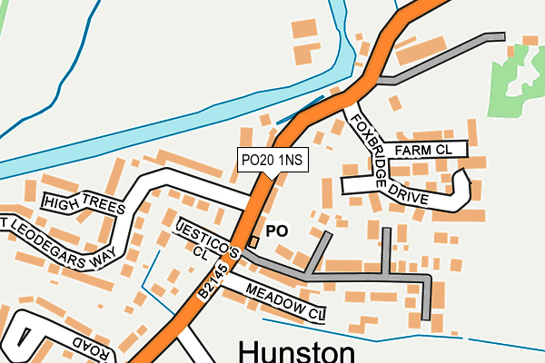 PO20 1NS map - OS OpenMap – Local (Ordnance Survey) PO20 1NS map - OS OpenMap – Local (Ordnance Survey)