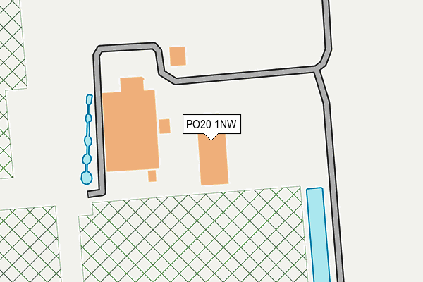 PO20 1NW map - OS OpenMap – Local (Ordnance Survey) PO20 1NW map - OS OpenMap – Local (Ordnance Survey)
