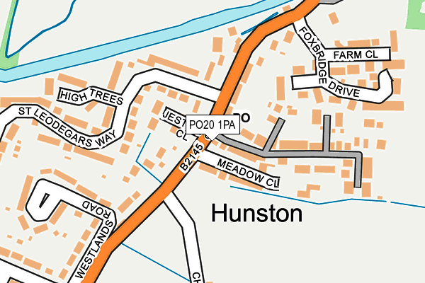 PO20 1PA map - OS OpenMap – Local (Ordnance Survey) PO20 1PA map - OS OpenMap – Local (Ordnance Survey)