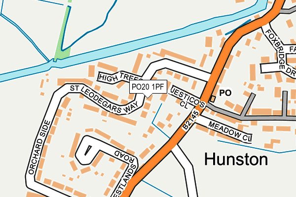 PO20 1PF map - OS OpenMap – Local (Ordnance Survey) PO20 1PF map - OS OpenMap – Local (Ordnance Survey)