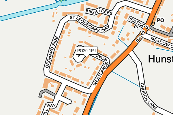 PO20 1PJ map - OS OpenMap – Local (Ordnance Survey) PO20 1PJ map - OS OpenMap – Local (Ordnance Survey)