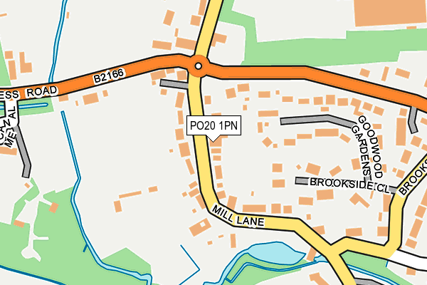 PO20 1PN map - OS OpenMap – Local (Ordnance Survey) PO20 1PN map - OS OpenMap – Local (Ordnance Survey)