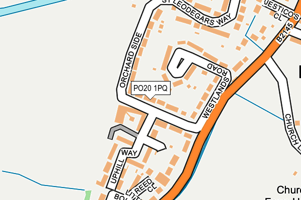 PO20 1PQ map - OS OpenMap – Local (Ordnance Survey) PO20 1PQ map - OS OpenMap – Local (Ordnance Survey)