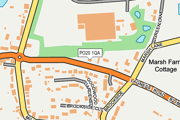 PO20 1QA map - OS OpenMap – Local (Ordnance Survey) PO20 1QA map - OS OpenMap – Local (Ordnance Survey)