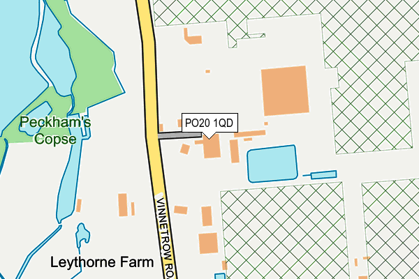 PO20 1QD map - OS OpenMap – Local (Ordnance Survey) PO20 1QD map - OS OpenMap – Local (Ordnance Survey)