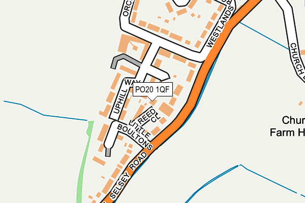 PO20 1QF map - OS OpenMap – Local (Ordnance Survey) PO20 1QF map - OS OpenMap – Local (Ordnance Survey)