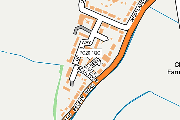 PO20 1QG map - OS OpenMap – Local (Ordnance Survey) PO20 1QG map - OS OpenMap – Local (Ordnance Survey)