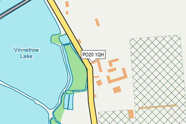 PO20 1QH map - OS OpenMap – Local (Ordnance Survey) PO20 1QH map - OS OpenMap – Local (Ordnance Survey)