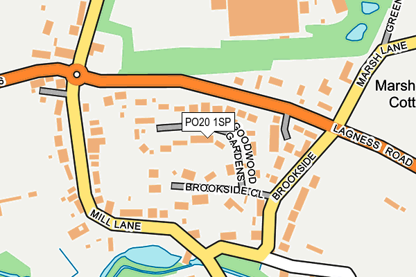 PO20 1SP map - OS OpenMap – Local (Ordnance Survey) PO20 1SP map - OS OpenMap – Local (Ordnance Survey)
