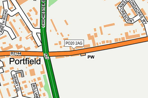 PO20 2AG map - OS OpenMap – Local (Ordnance Survey) PO20 2AG map - OS OpenMap – Local (Ordnance Survey)