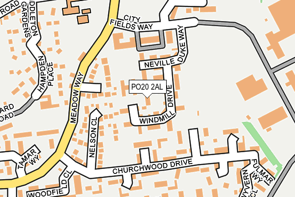 PO20 2AL map - OS OpenMap – Local (Ordnance Survey) PO20 2AL map - OS OpenMap – Local (Ordnance Survey)