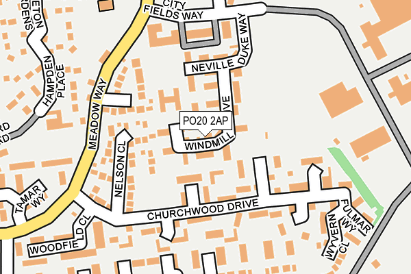 PO20 2AP map - OS OpenMap – Local (Ordnance Survey) PO20 2AP map - OS OpenMap – Local (Ordnance Survey)