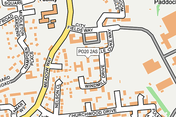 PO20 2AS map - OS OpenMap – Local (Ordnance Survey) PO20 2AS map - OS OpenMap – Local (Ordnance Survey)