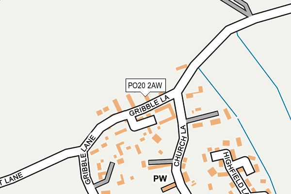 PO20 2AW map - OS OpenMap – Local (Ordnance Survey) PO20 2AW map - OS OpenMap – Local (Ordnance Survey)
