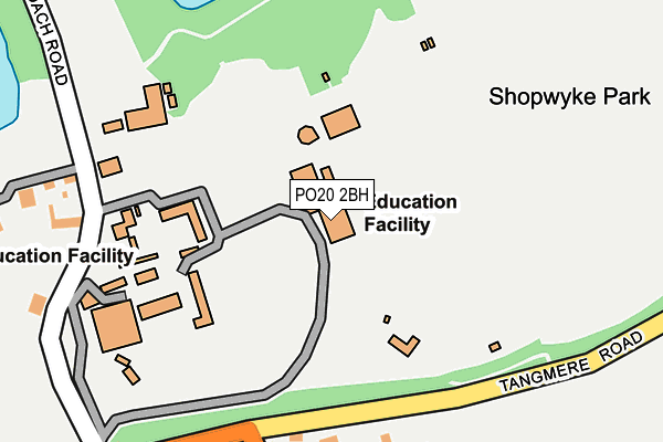 PO20 2BH map - OS OpenMap – Local (Ordnance Survey) PO20 2BH map - OS OpenMap – Local (Ordnance Survey)