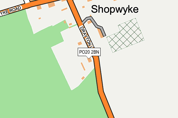PO20 2BN map - OS OpenMap – Local (Ordnance Survey) PO20 2BN map - OS OpenMap – Local (Ordnance Survey)