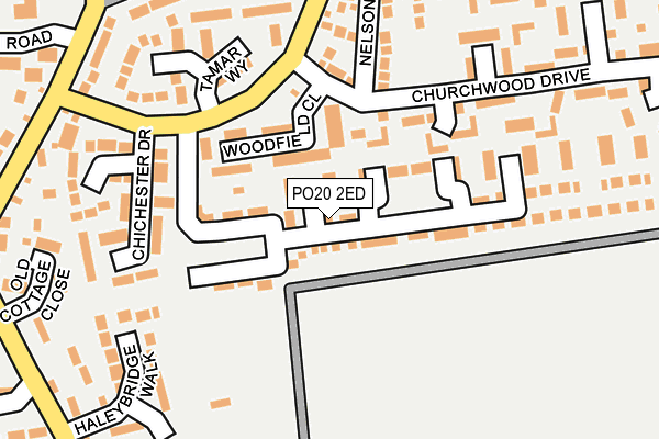 PO20 2ED map - OS OpenMap – Local (Ordnance Survey) PO20 2ED map - OS OpenMap – Local (Ordnance Survey)