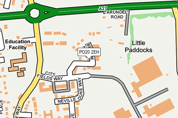 PO20 2EH map - OS OpenMap – Local (Ordnance Survey) PO20 2EH map - OS OpenMap – Local (Ordnance Survey)