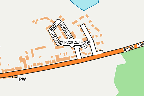 PO20 2EJ map - OS OpenMap – Local (Ordnance Survey) PO20 2EJ map - OS OpenMap – Local (Ordnance Survey)