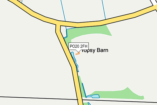 PO20 2FH map - OS OpenMap – Local (Ordnance Survey) PO20 2FH map - OS OpenMap – Local (Ordnance Survey)