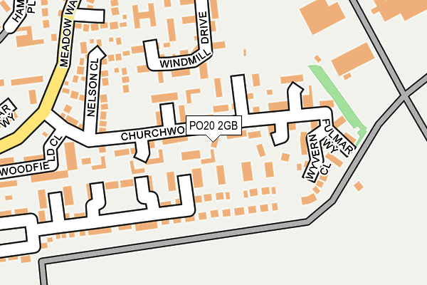 PO20 2GB map - OS OpenMap – Local (Ordnance Survey)