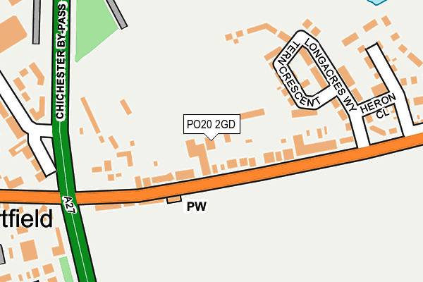 PO20 2GD map - OS OpenMap – Local (Ordnance Survey) PO20 2GD map - OS OpenMap – Local (Ordnance Survey)