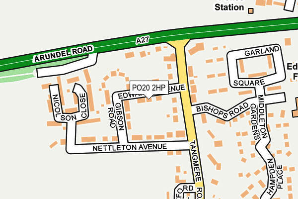 PO20 2HP map - OS OpenMap – Local (Ordnance Survey) PO20 2HP map - OS OpenMap – Local (Ordnance Survey)