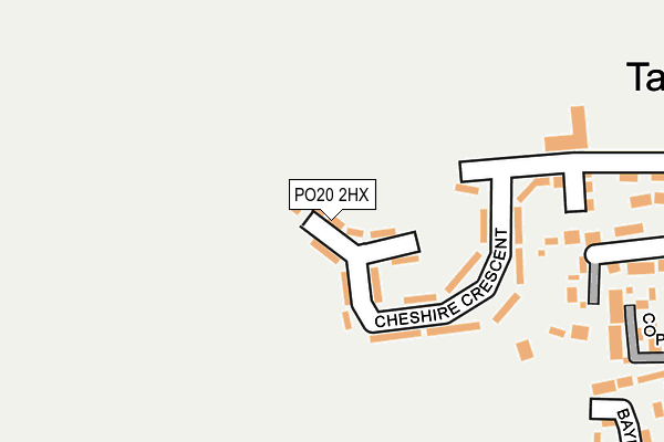 PO20 2HX map - OS OpenMap – Local (Ordnance Survey) PO20 2HX map - OS OpenMap – Local (Ordnance Survey)