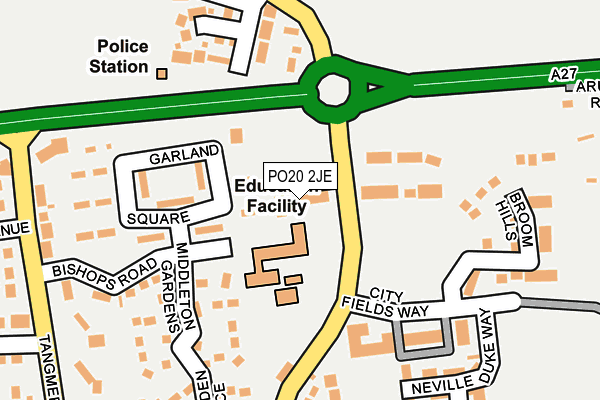 PO20 2JE map - OS OpenMap – Local (Ordnance Survey) PO20 2JE map - OS OpenMap – Local (Ordnance Survey)