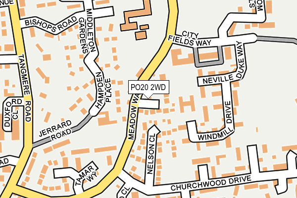 PO20 2WD map - OS OpenMap – Local (Ordnance Survey) PO20 2WD map - OS OpenMap – Local (Ordnance Survey)