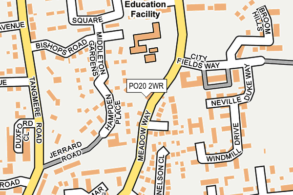 PO20 2WR map - OS OpenMap – Local (Ordnance Survey) PO20 2WR map - OS OpenMap – Local (Ordnance Survey)