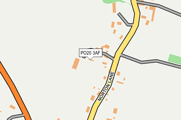 PO20 3AF map - OS OpenMap – Local (Ordnance Survey) PO20 3AF map - OS OpenMap – Local (Ordnance Survey)