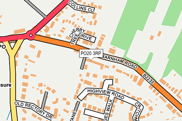 PO20 3RP map - OS OpenMap – Local (Ordnance Survey) PO20 3RP map - OS OpenMap – Local (Ordnance Survey)