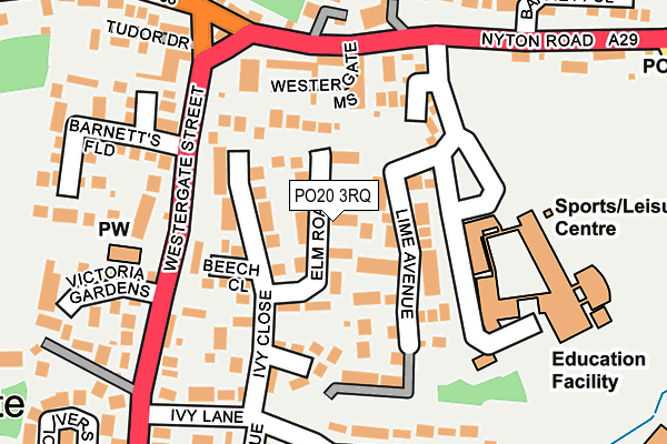 PO20 3RQ map - OS OpenMap – Local (Ordnance Survey) PO20 3RQ map - OS OpenMap – Local (Ordnance Survey)