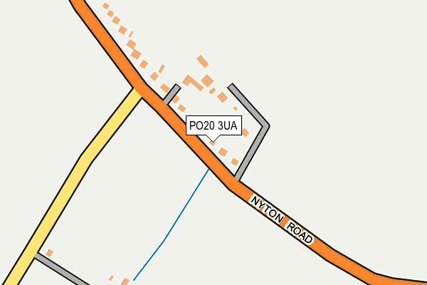 PO20 3UA map - OS OpenMap – Local (Ordnance Survey) PO20 3UA map - OS OpenMap – Local (Ordnance Survey)
