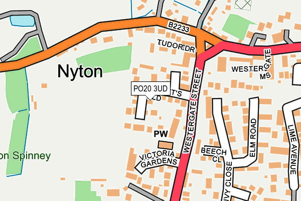 PO20 3UD map - OS OpenMap – Local (Ordnance Survey) PO20 3UD map - OS OpenMap – Local (Ordnance Survey)
