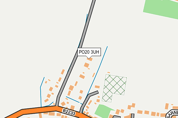 PO20 3UH map - OS OpenMap – Local (Ordnance Survey) PO20 3UH map - OS OpenMap – Local (Ordnance Survey)