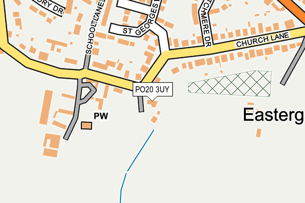 PO20 3UY map - OS OpenMap – Local (Ordnance Survey) PO20 3UY map - OS OpenMap – Local (Ordnance Survey)