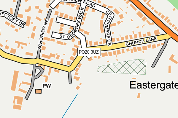 PO20 3UZ map - OS OpenMap – Local (Ordnance Survey) PO20 3UZ map - OS OpenMap – Local (Ordnance Survey)