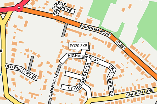 PO20 3XB map - OS OpenMap – Local (Ordnance Survey) PO20 3XB map - OS OpenMap – Local (Ordnance Survey)