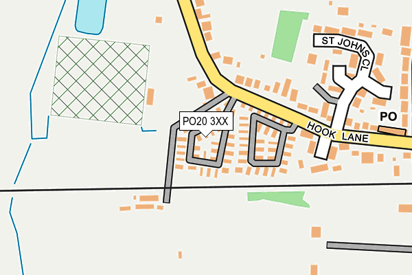 PO20 3XX map - OS OpenMap – Local (Ordnance Survey) PO20 3XX map - OS OpenMap – Local (Ordnance Survey)